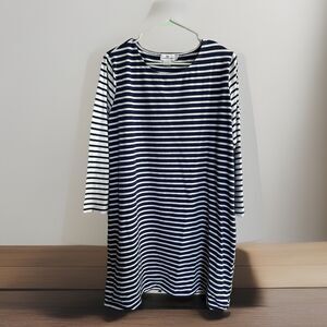 Vineyard Vines Dress Womens XL Nautical Blue Striped Quiet Money Luxury Vacation